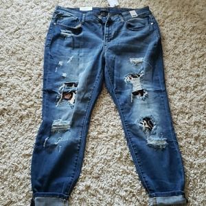 Judy Blue leopard jeans size 18